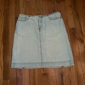 Levi's Blue Gray Knee-Length Pencil Skirt Size 9